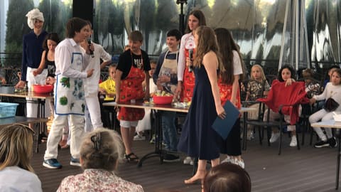 Сценка про кулинарное шоу на английском языке на концерте летней школы